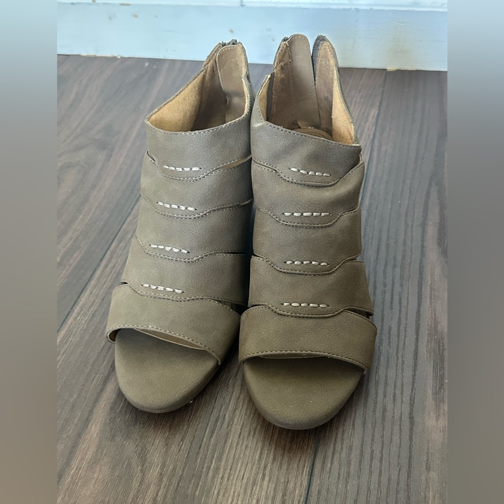 Women's Open-Toe Ankle Booties